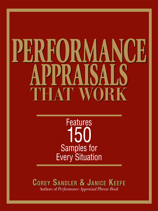 Cover image for Performance Appraisals That Work
